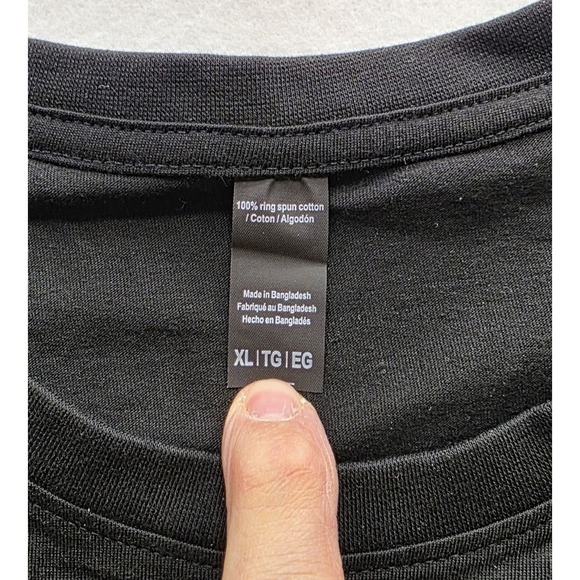 Sarcastic My Wife's Last Nerve Men's Black T-Shirt. Size XL - Picture 3 of 6